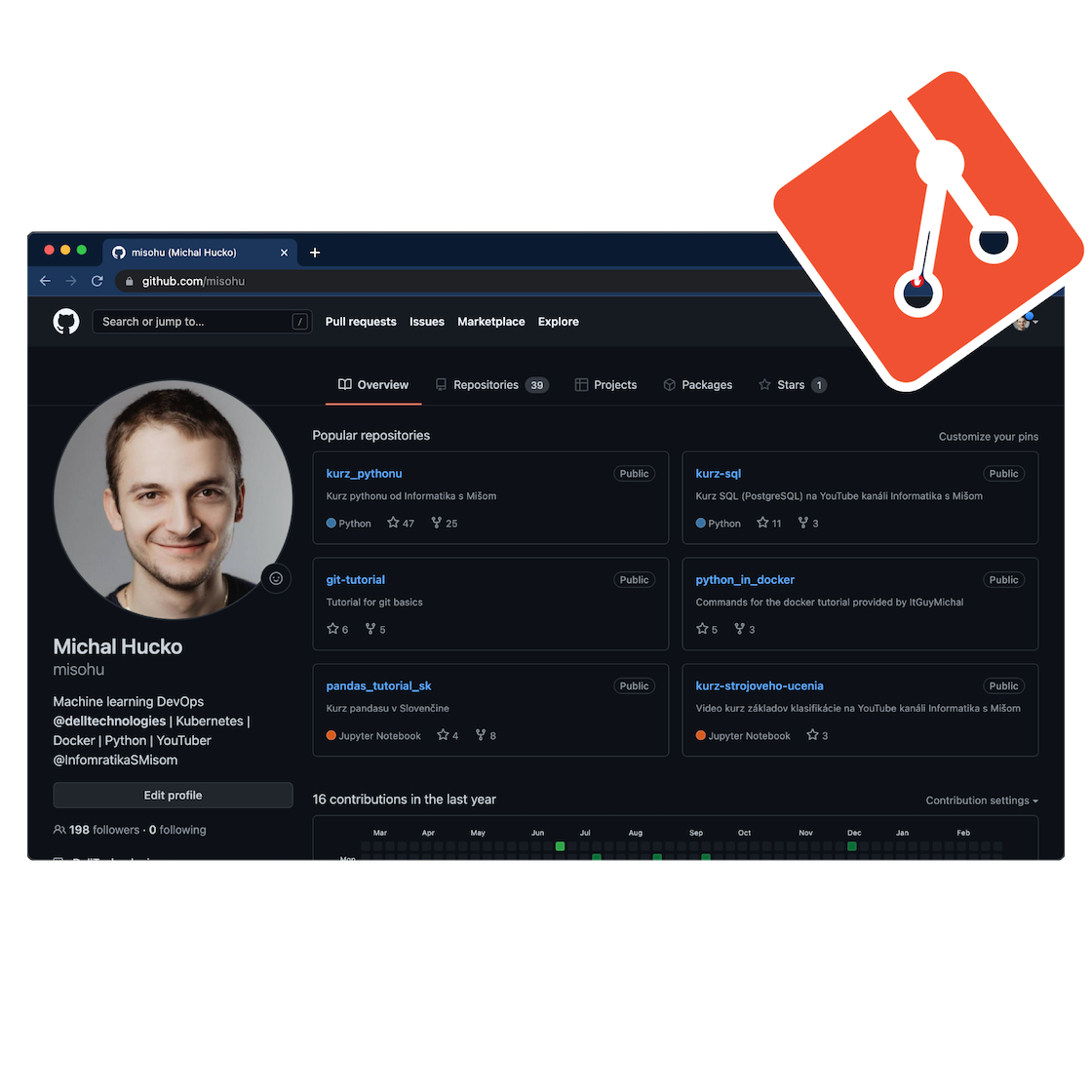Github progfile of Michal Hucko